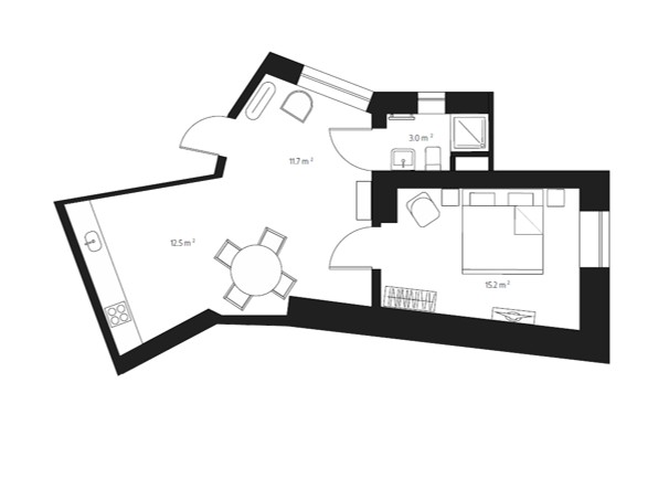 Dzīvoklis Nr. 11 — dzīvokļa plāns